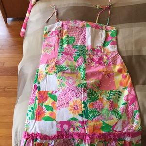Lilly Pulitzer dress with ruffle detail